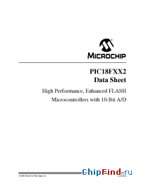 Datasheet PIC18F452 manufacturer Microchip